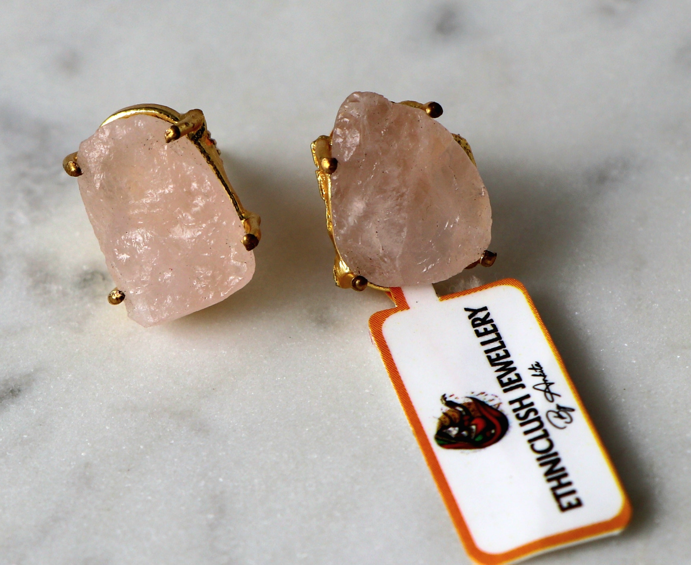 Pink Bloom Statement Earrings