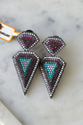 Prismatic Triad Statement Earrings
