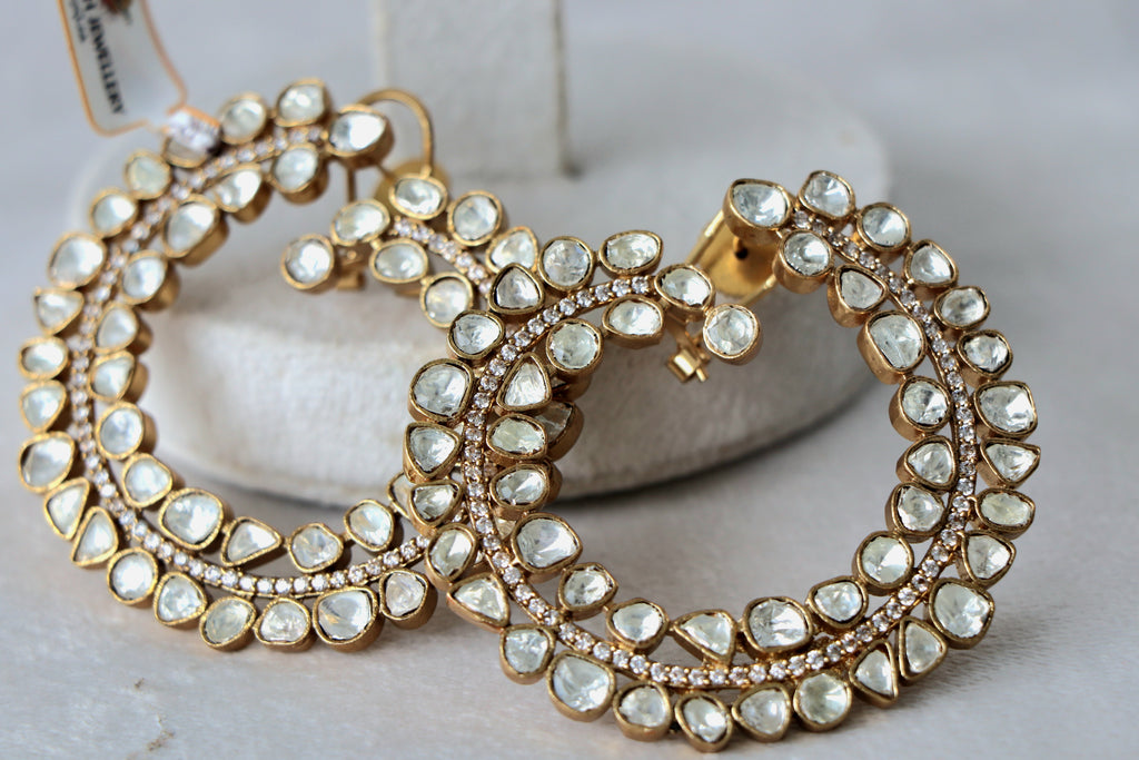 Radiant Cascade Hoop Earrings