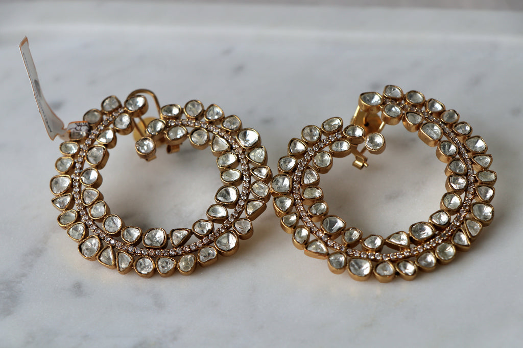 Radiant Cascade Hoop Earrings