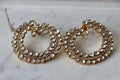 Radiant Cascade Hoop Earrings