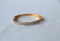 Radiant CZ Studded Openable Bangle Bracelet