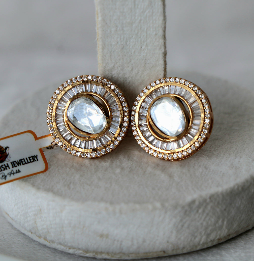 Radiant Halo Oval Earrings