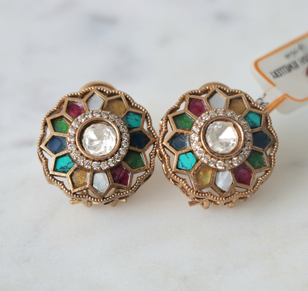 Radiant Kaleidoscope Earrings