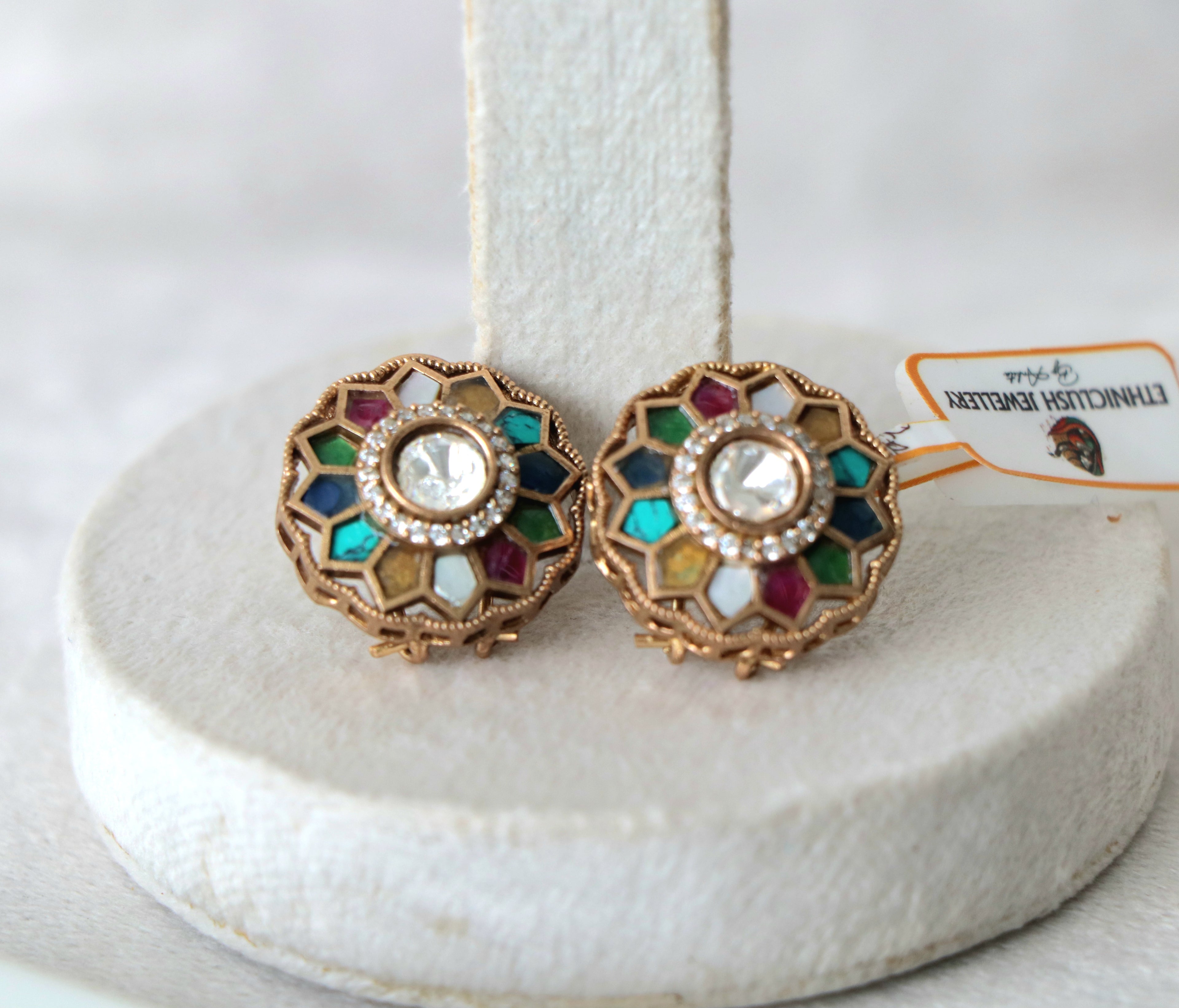 Radiant Kaleidoscope Earrings