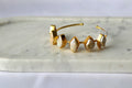 Radiant Baroque Pearl Open Cuff Bracelet