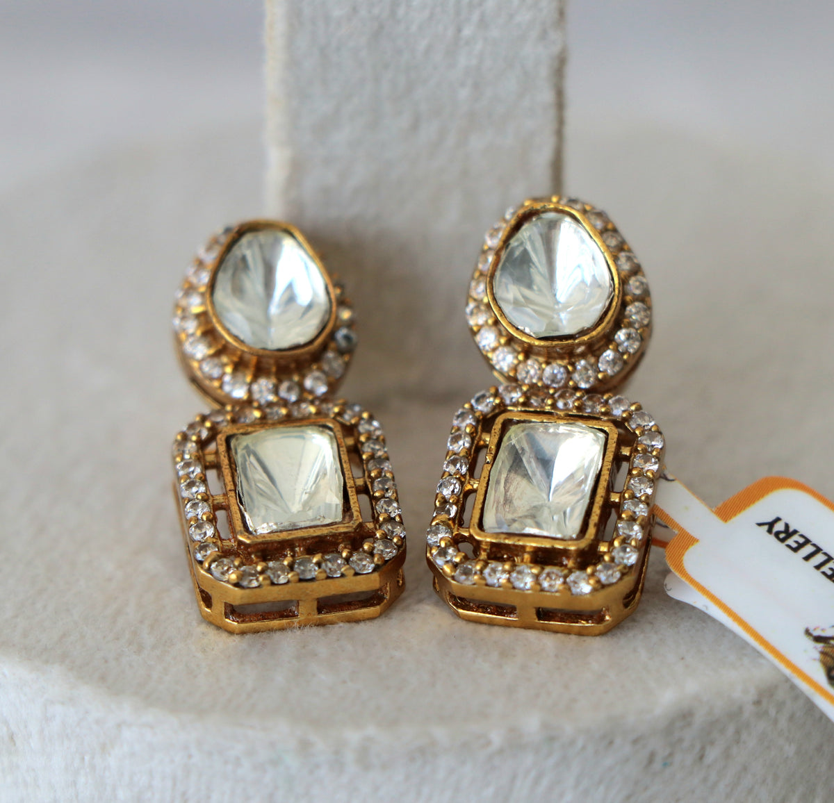 Radiant Twinstone Earrings