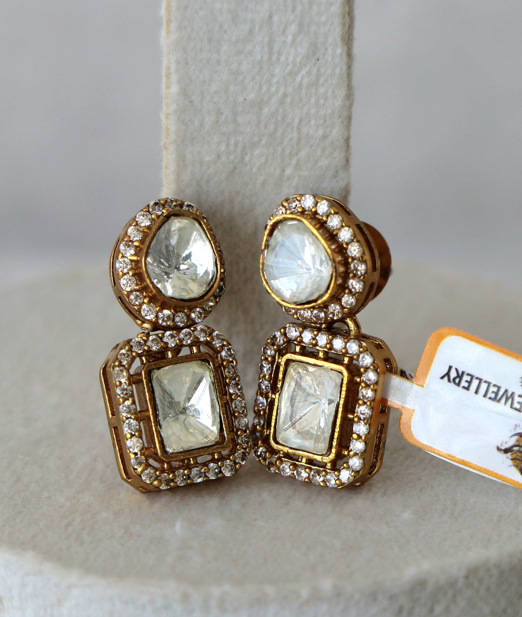 Radiant Twinstone Earrings