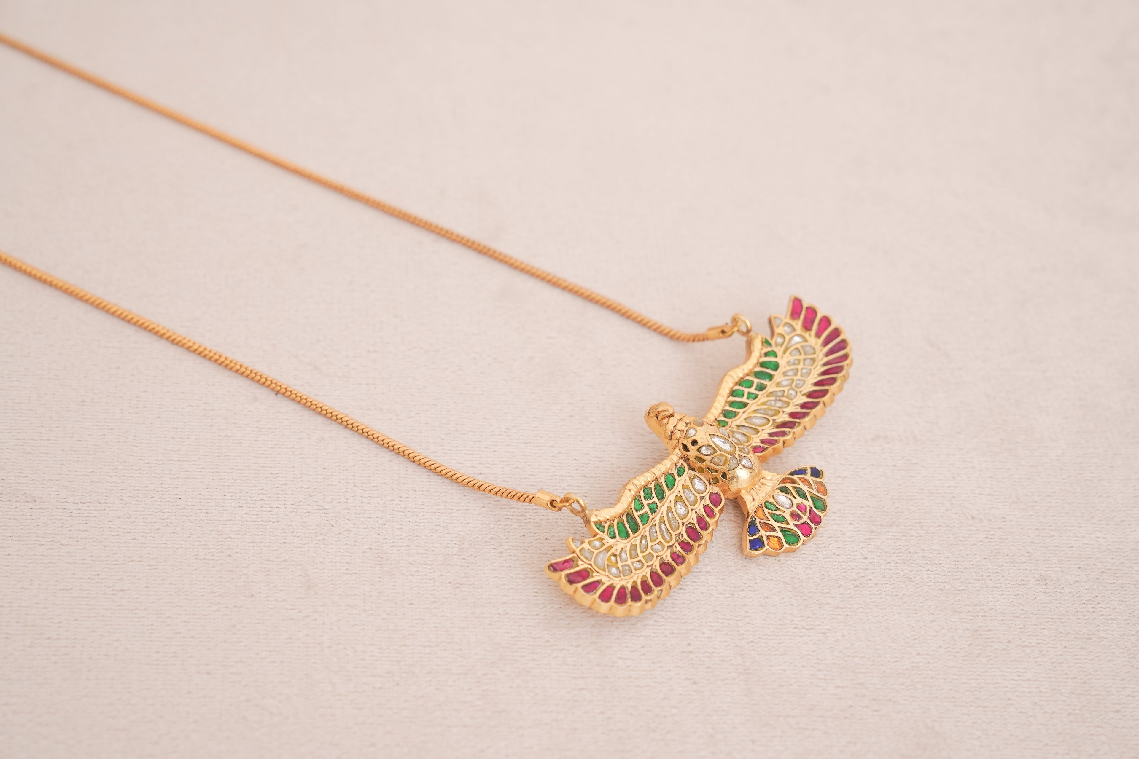 Garuda inspired Jadau Kundan Pendant