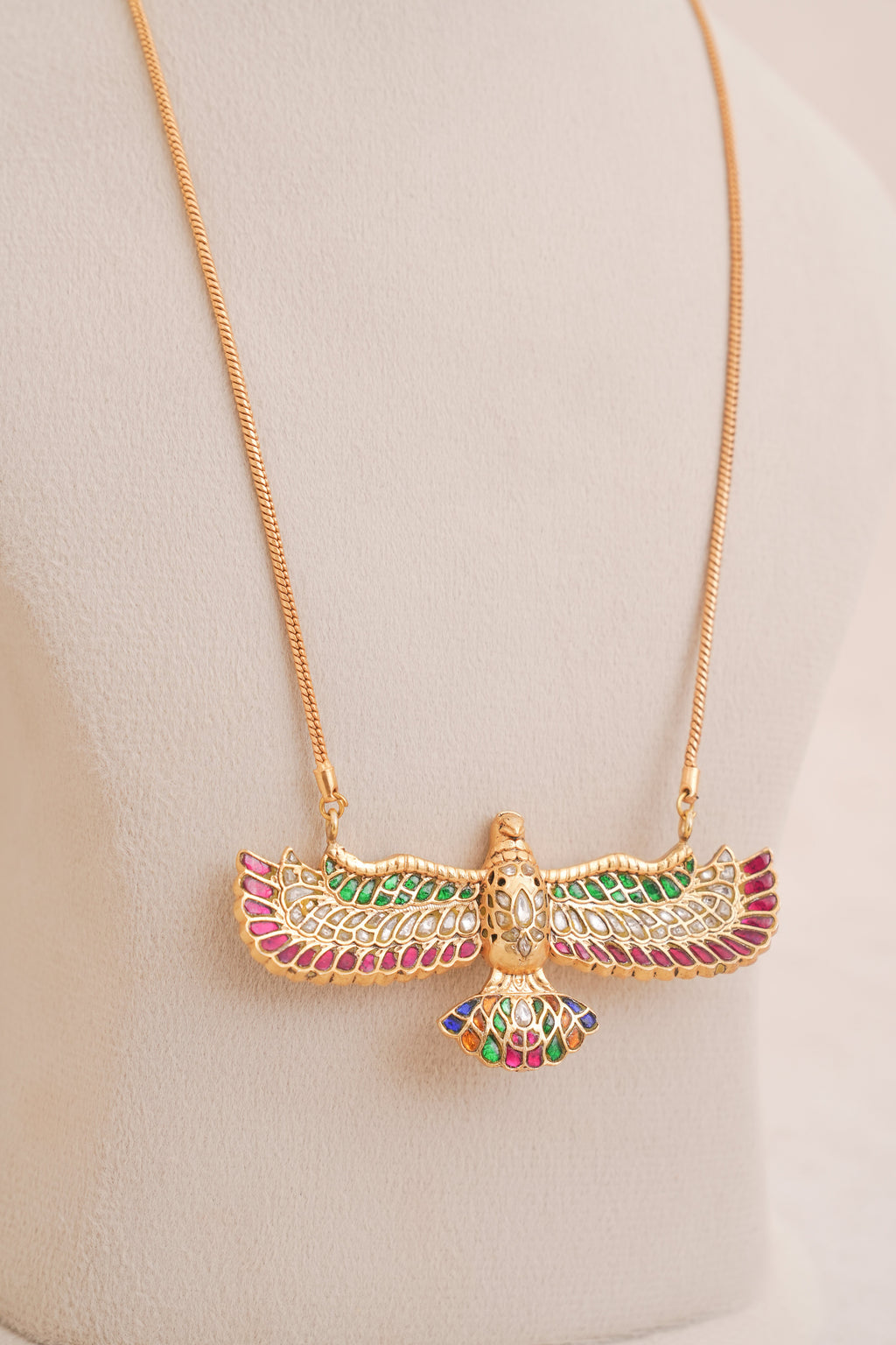 Garuda inspired Jadau Kundan Pendant