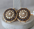 Regal Onyx Stud Earrings