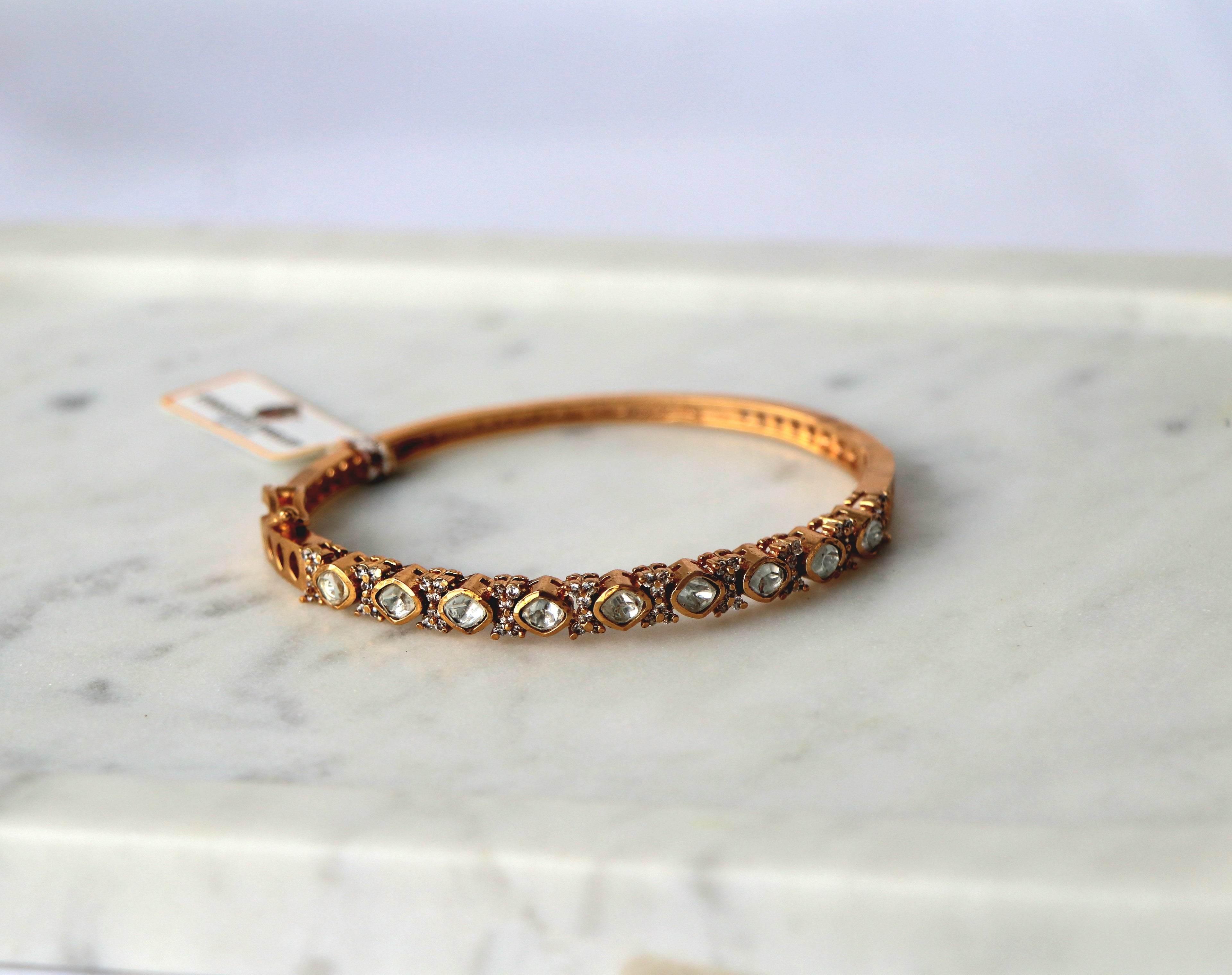 Regal Minimal Polki Kundan Bracelet