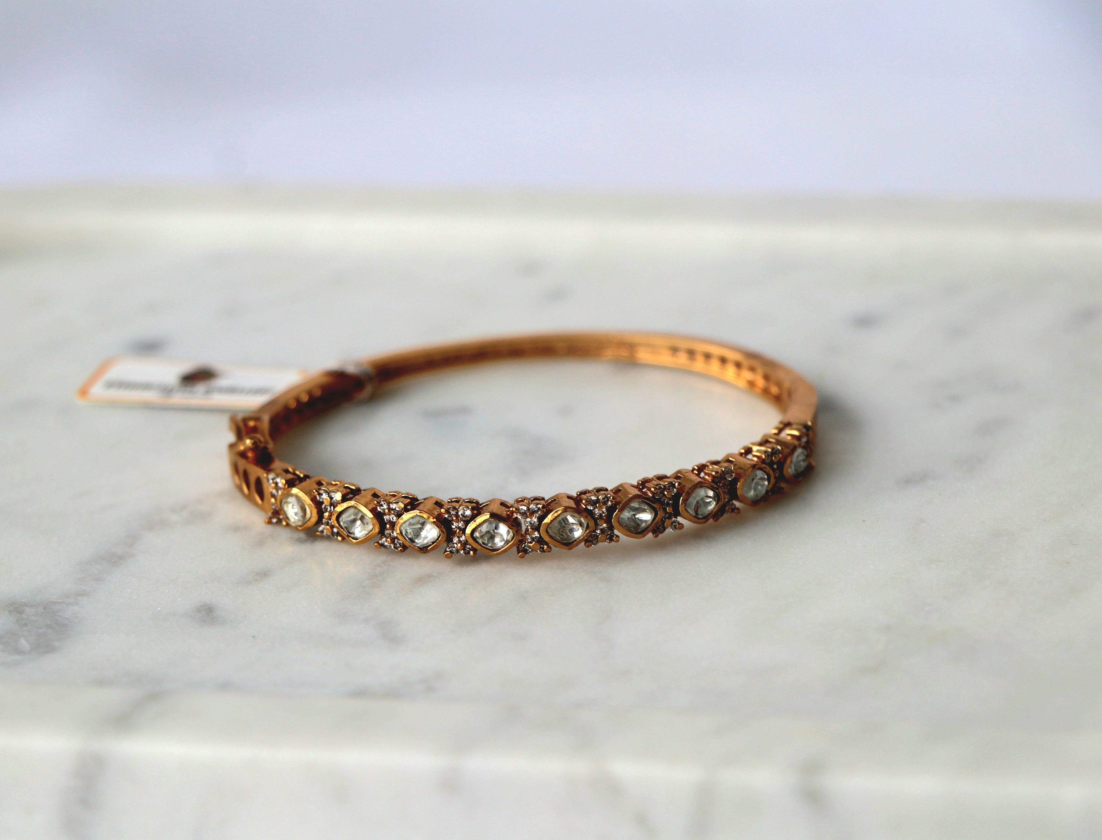 Regal Minimal Polki Kundan Bracelet
