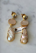 Baroque Pearl Cascade Earrings
