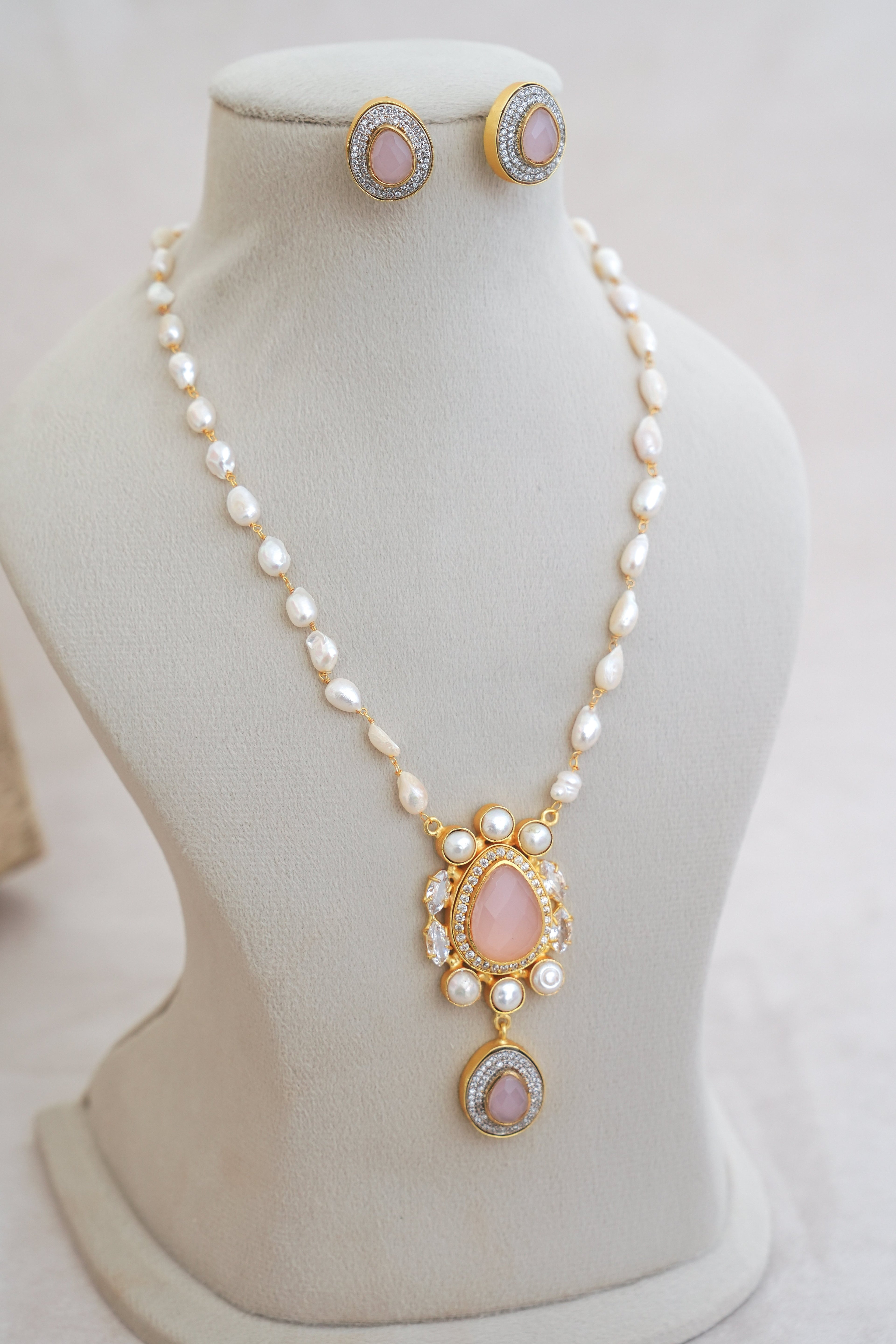 Rose Quartz  Pearl Radiance Set
