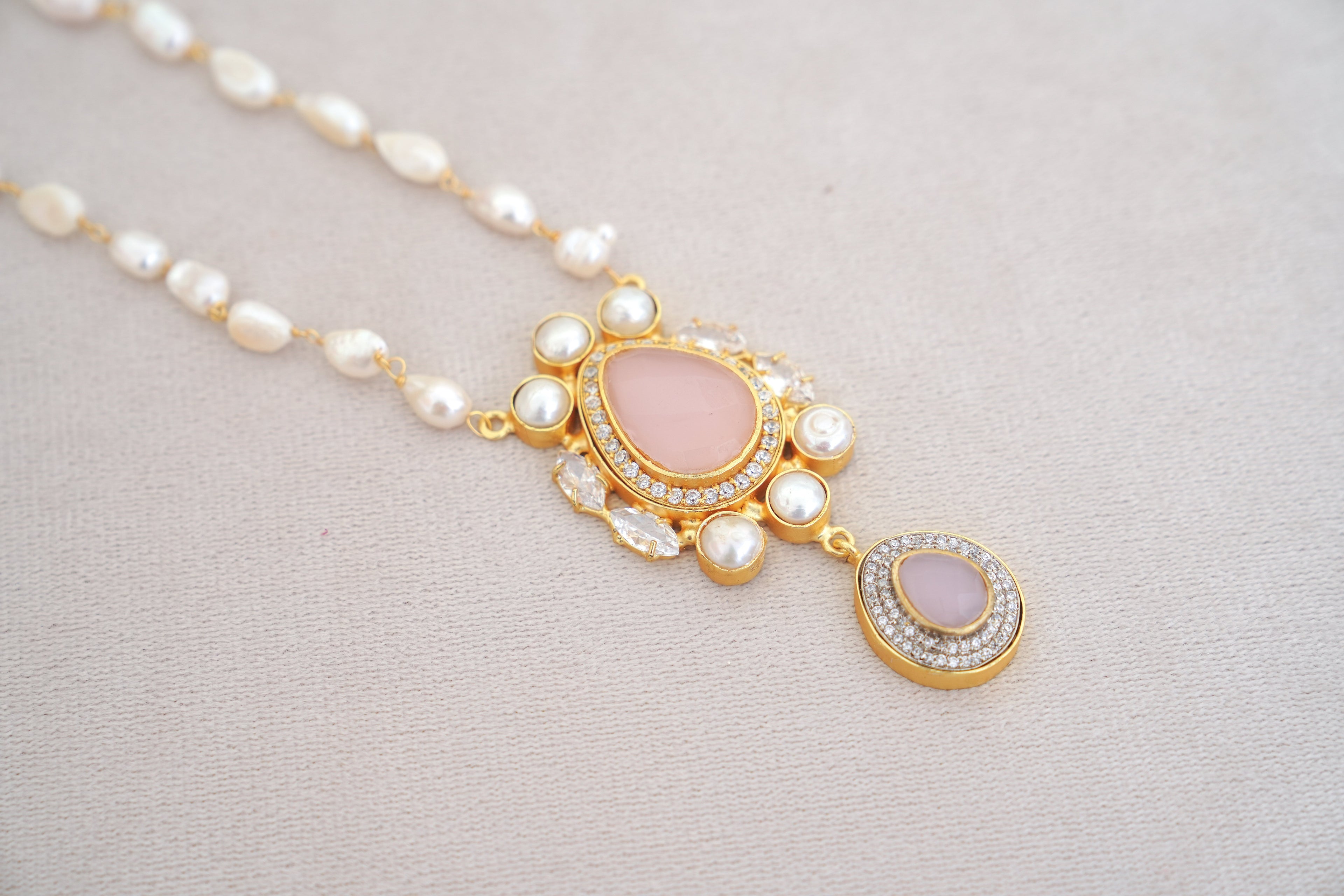 Rose Quartz  Pearl Radiance Set