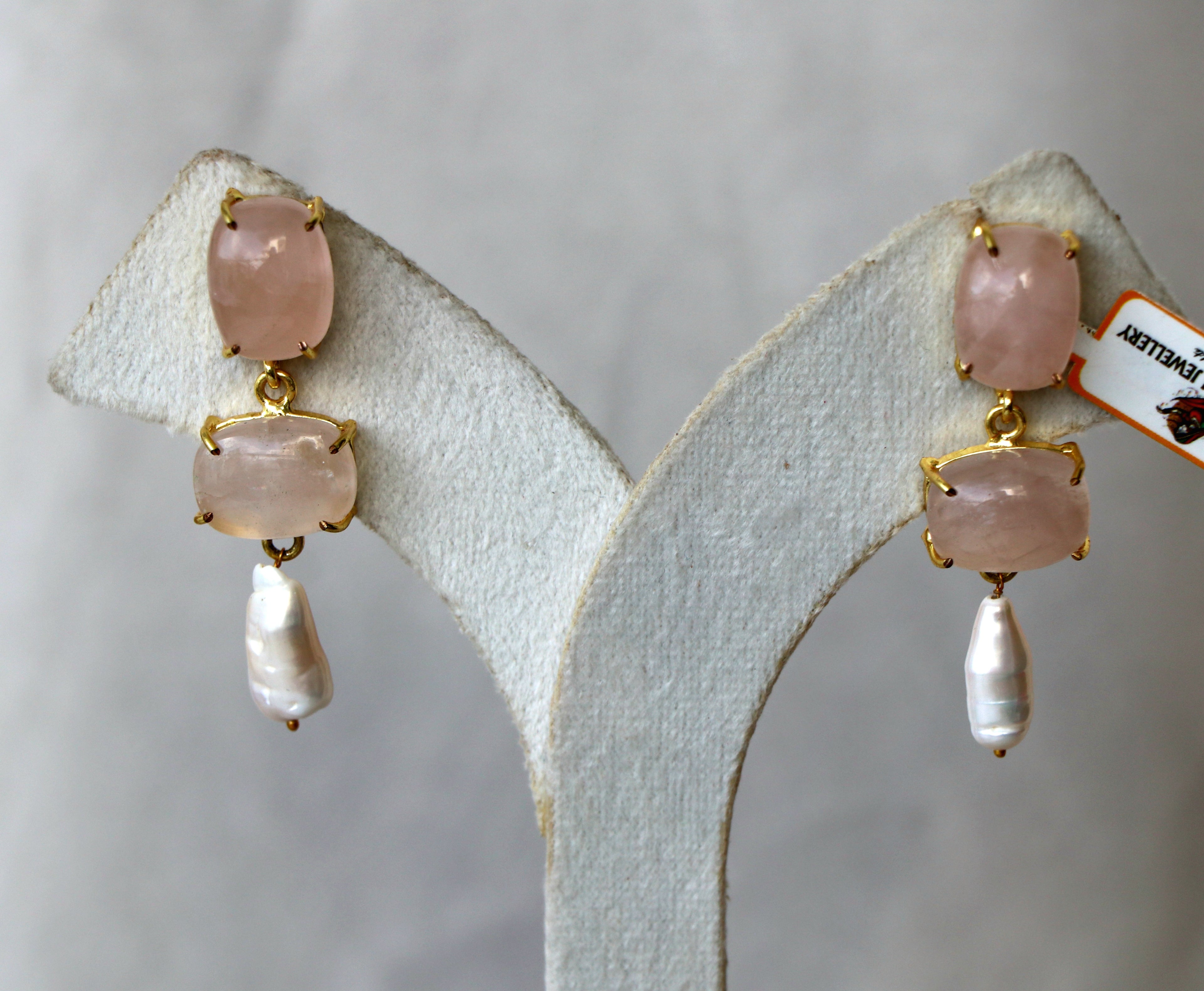 Gemstone Cascade Earrings