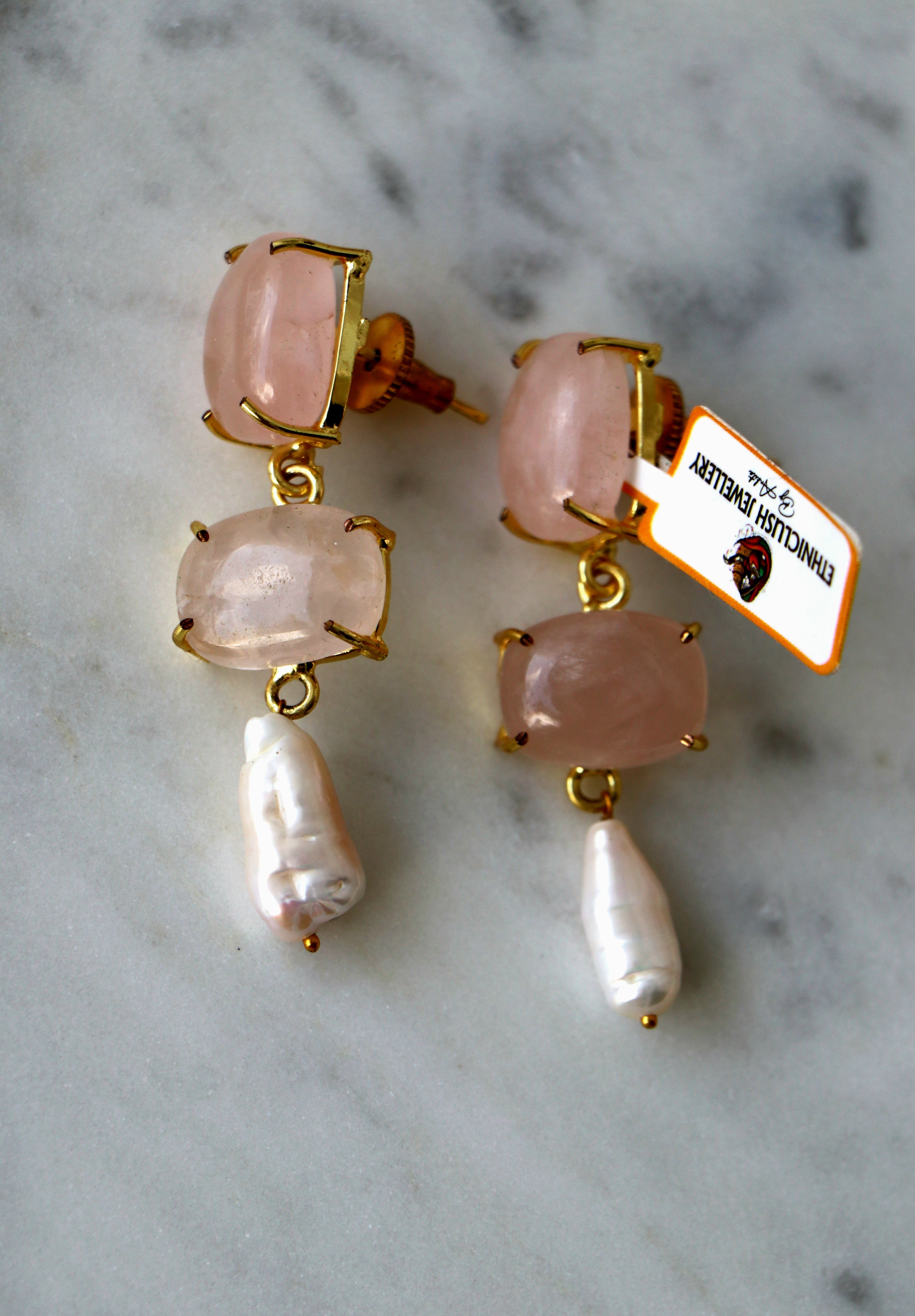 Rose Quartz Reverie Earrings