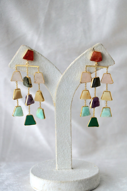 Cascade Geometric Earrings