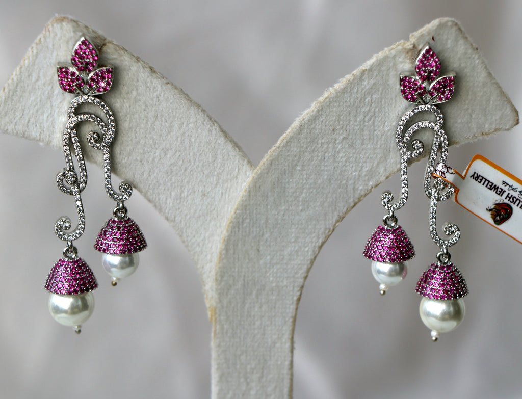 Ruby Bloom Bell Earrings