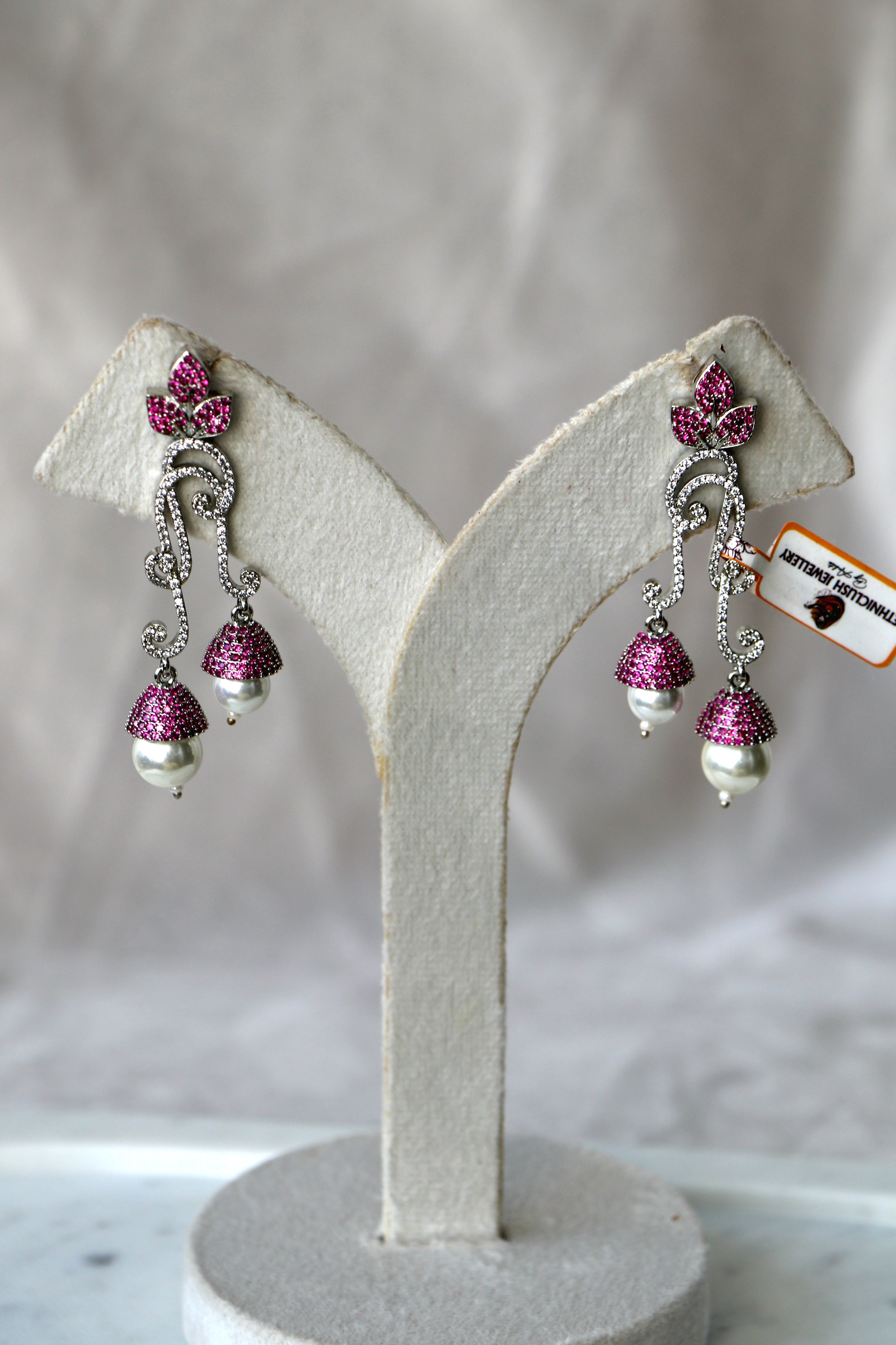 Ruby Bloom Bell Earrings