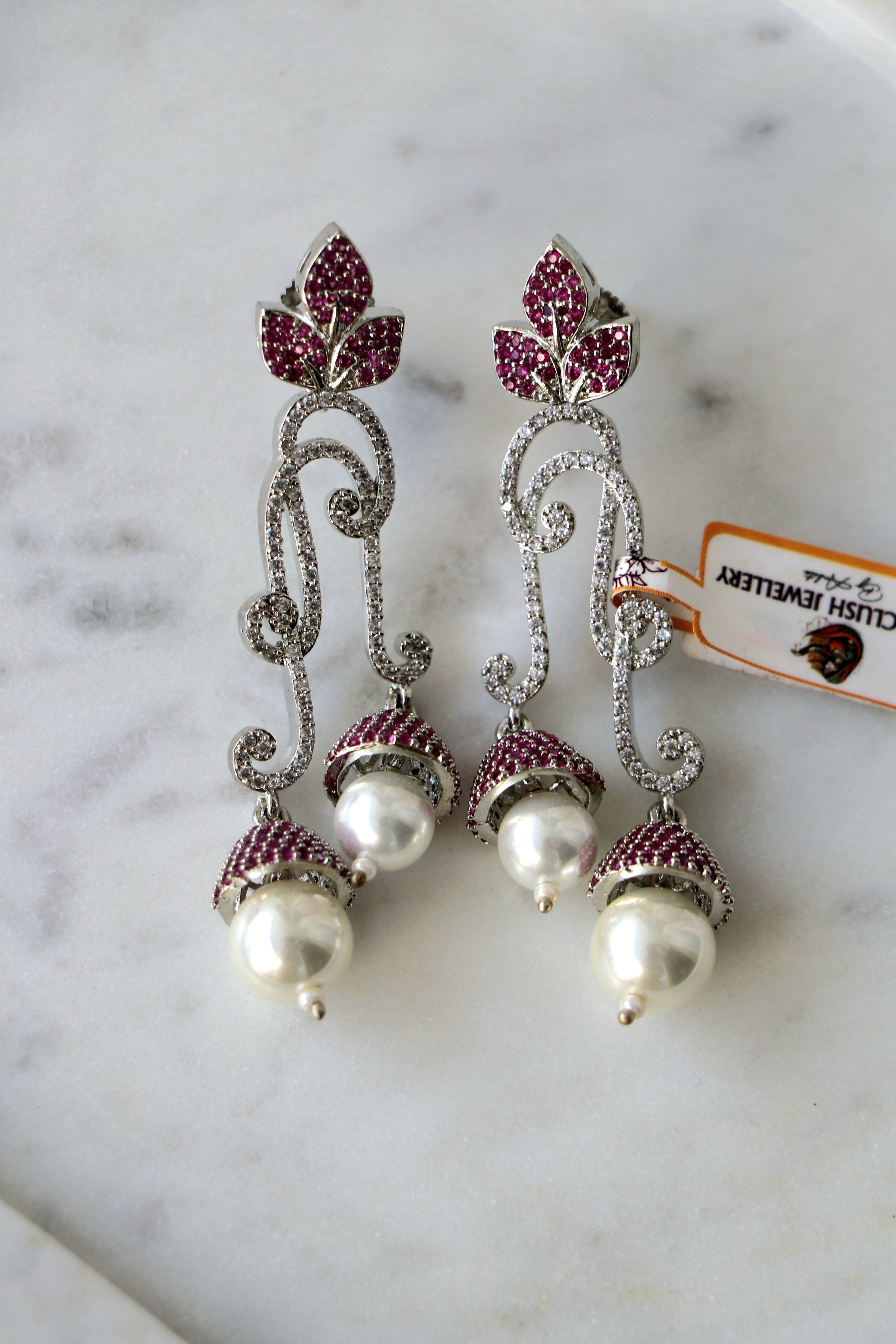 Ruby Bloom Bell Earrings