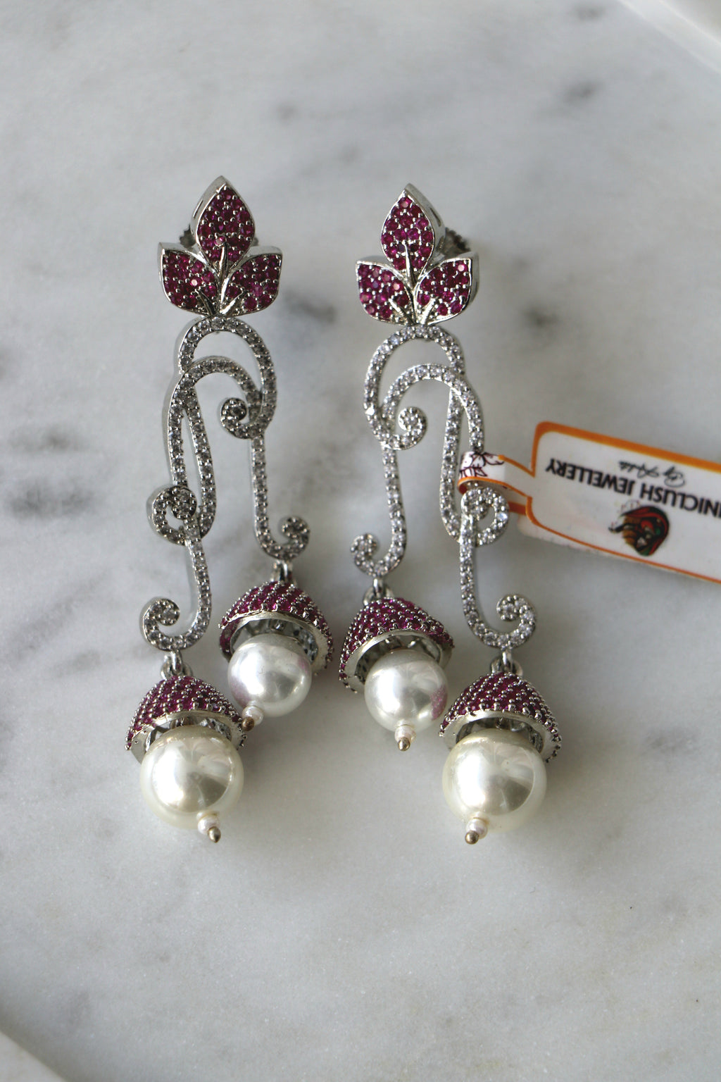 Ruby Bloom Bell Earrings