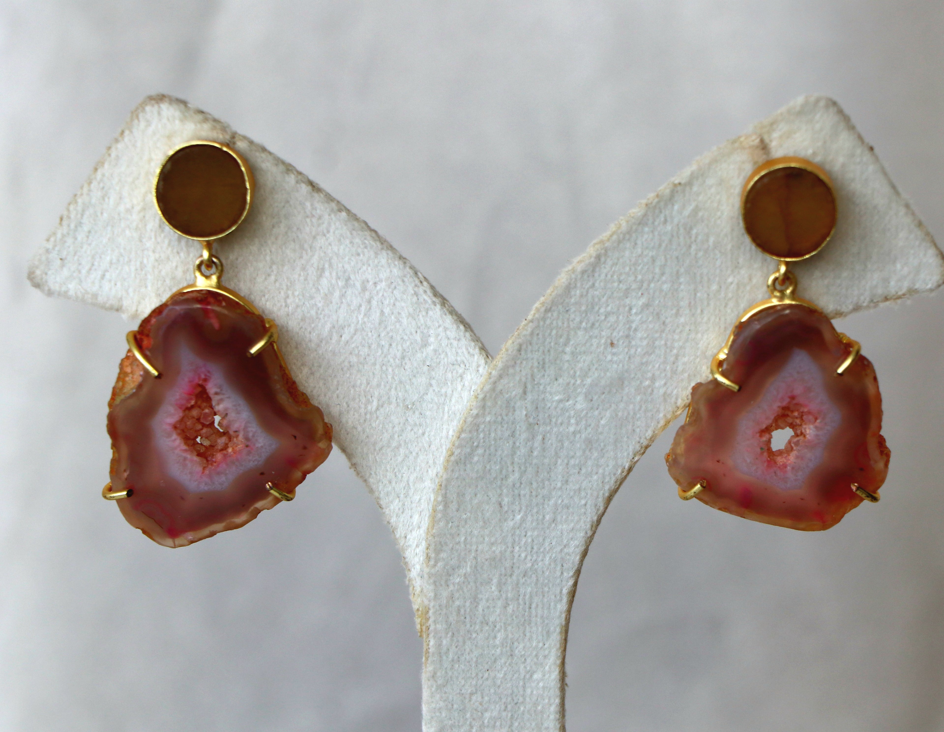 Agate Drop Earrings