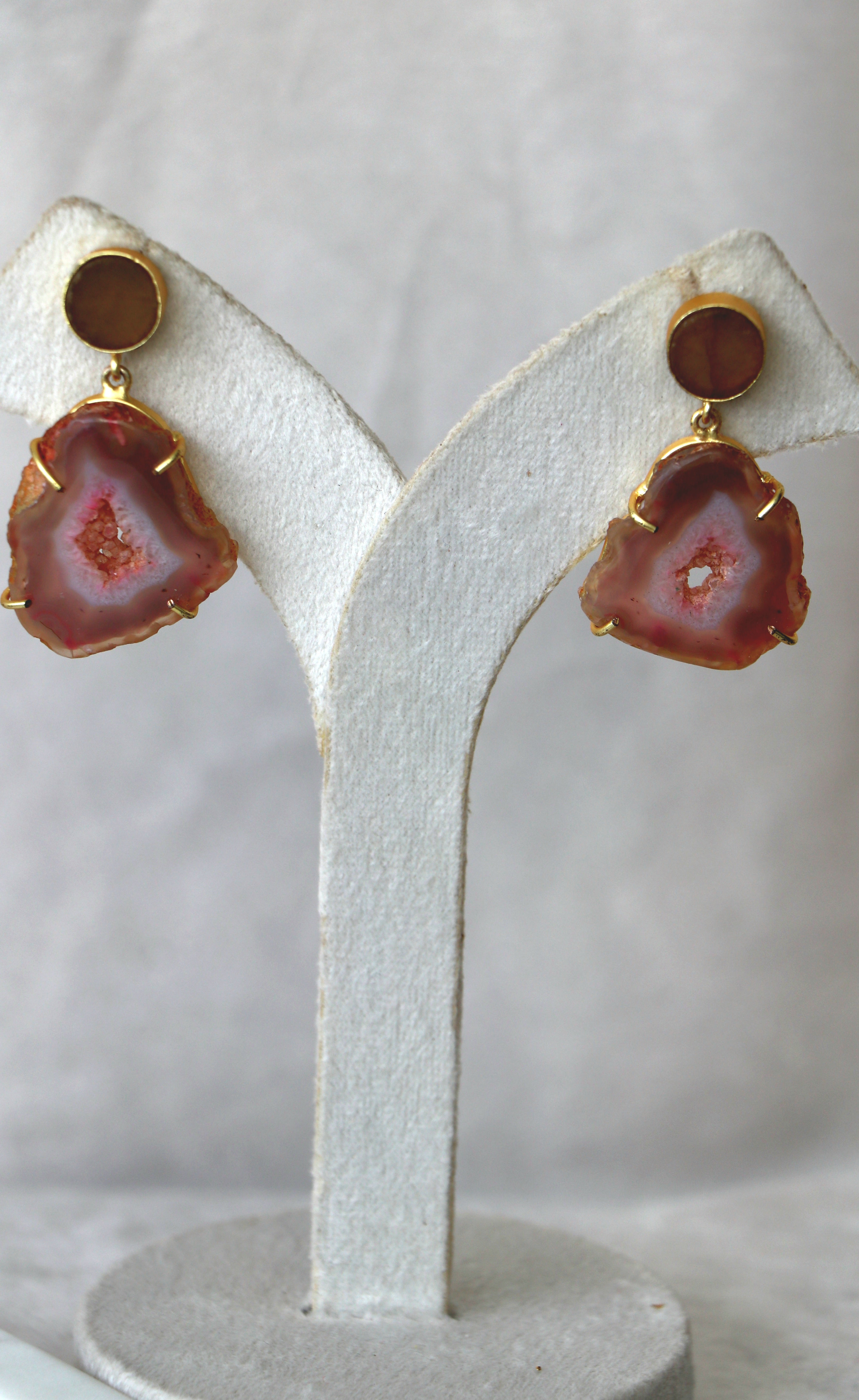 Agate Drop Earrings