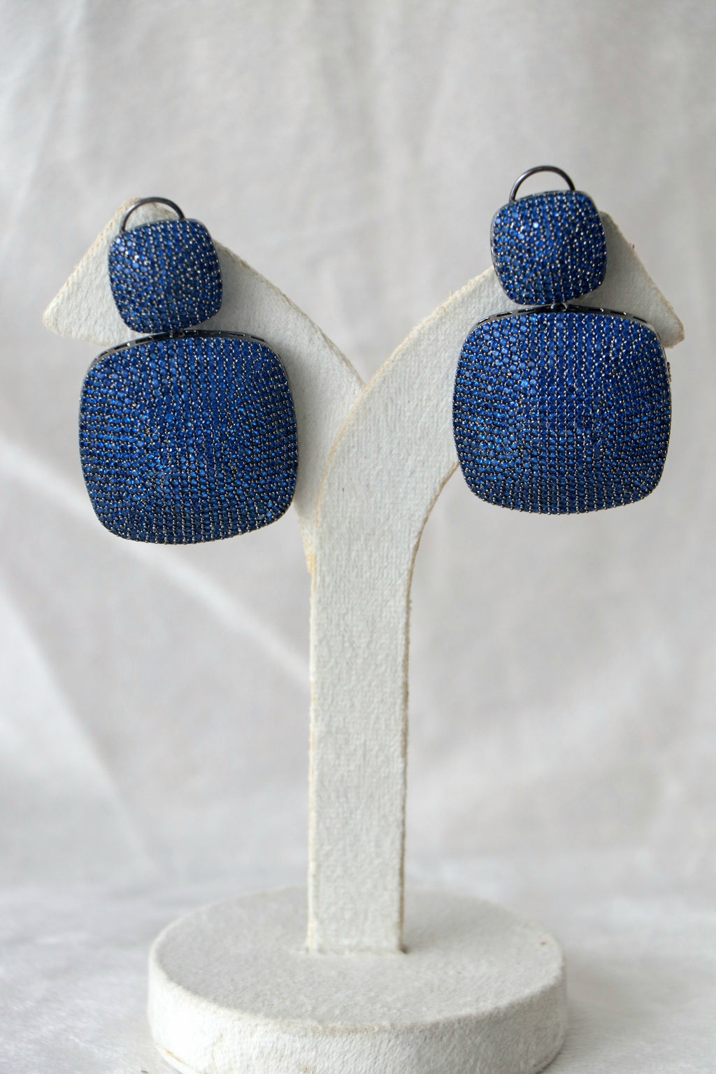 Sapphire Cascade Drop Earrings