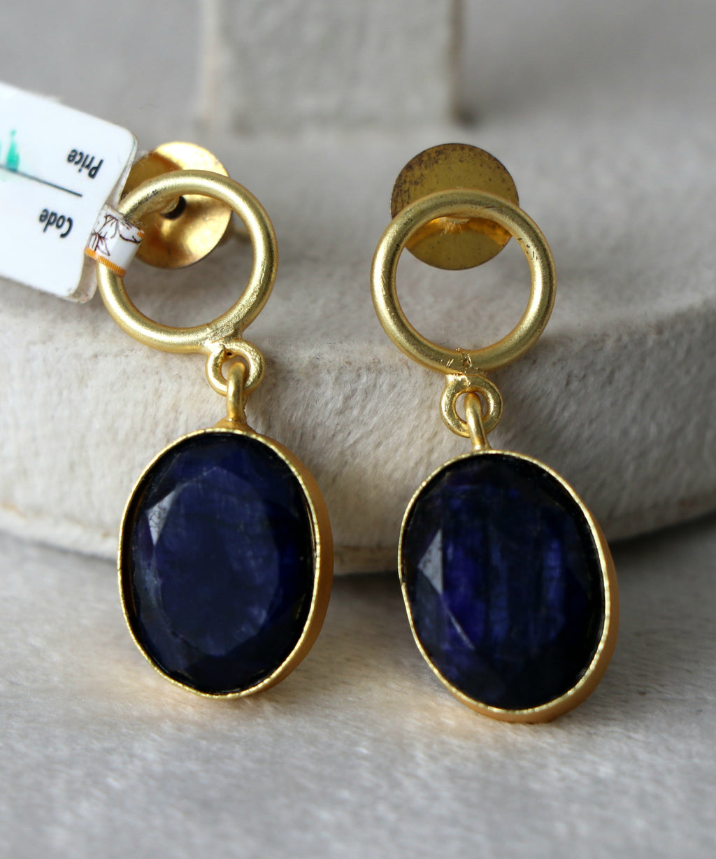 Sapphire Serenity Drop Earrings
