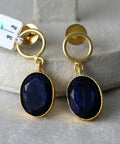 Sapphire Serenity Drop Earrings