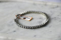 Silver Plated Tennis Bracelet with Clear Crystal Stones – Starlight Cascade