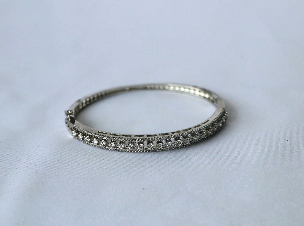 Starlight Serenade CZ Tennis Bangle