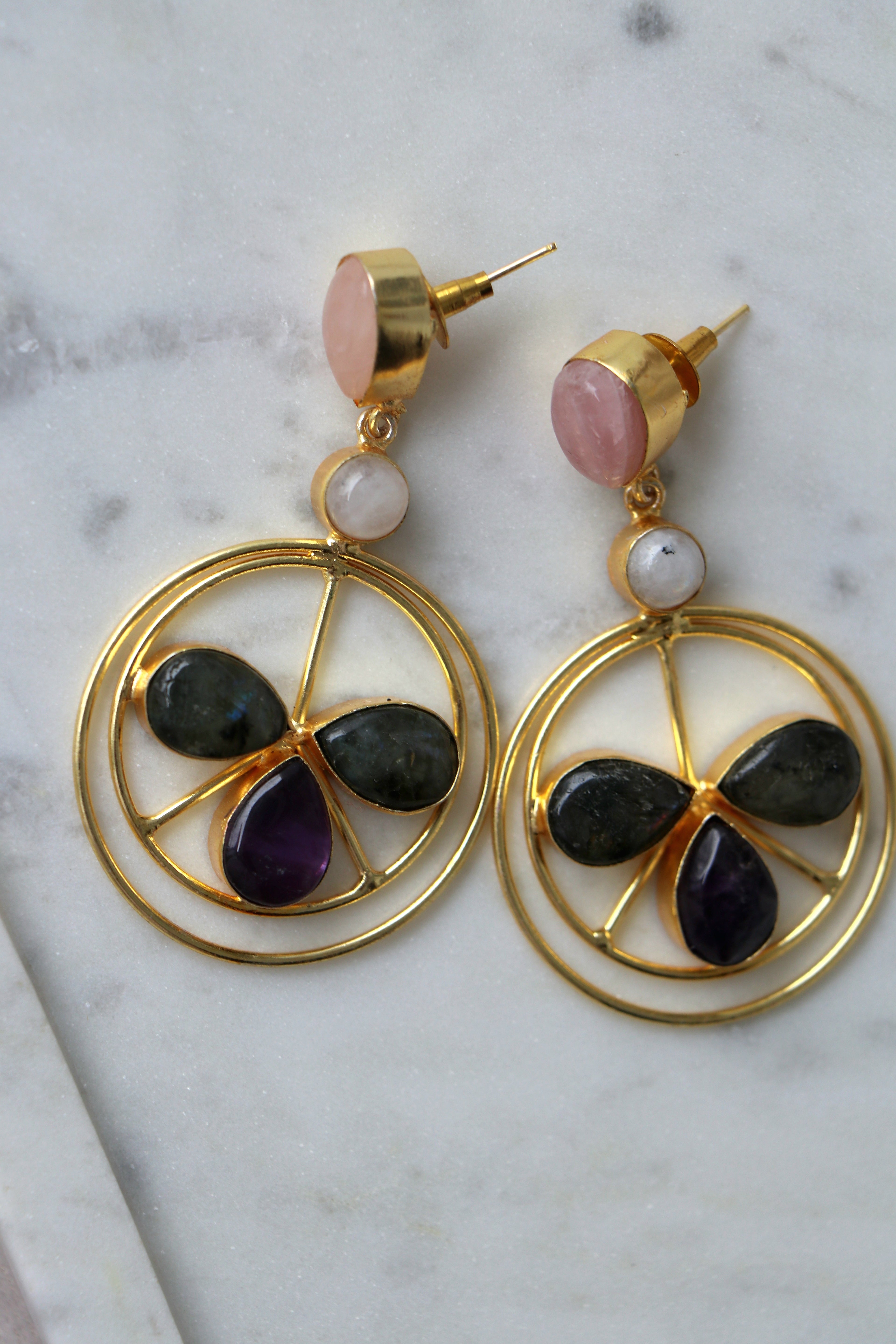 Trinity Bloom Earrings