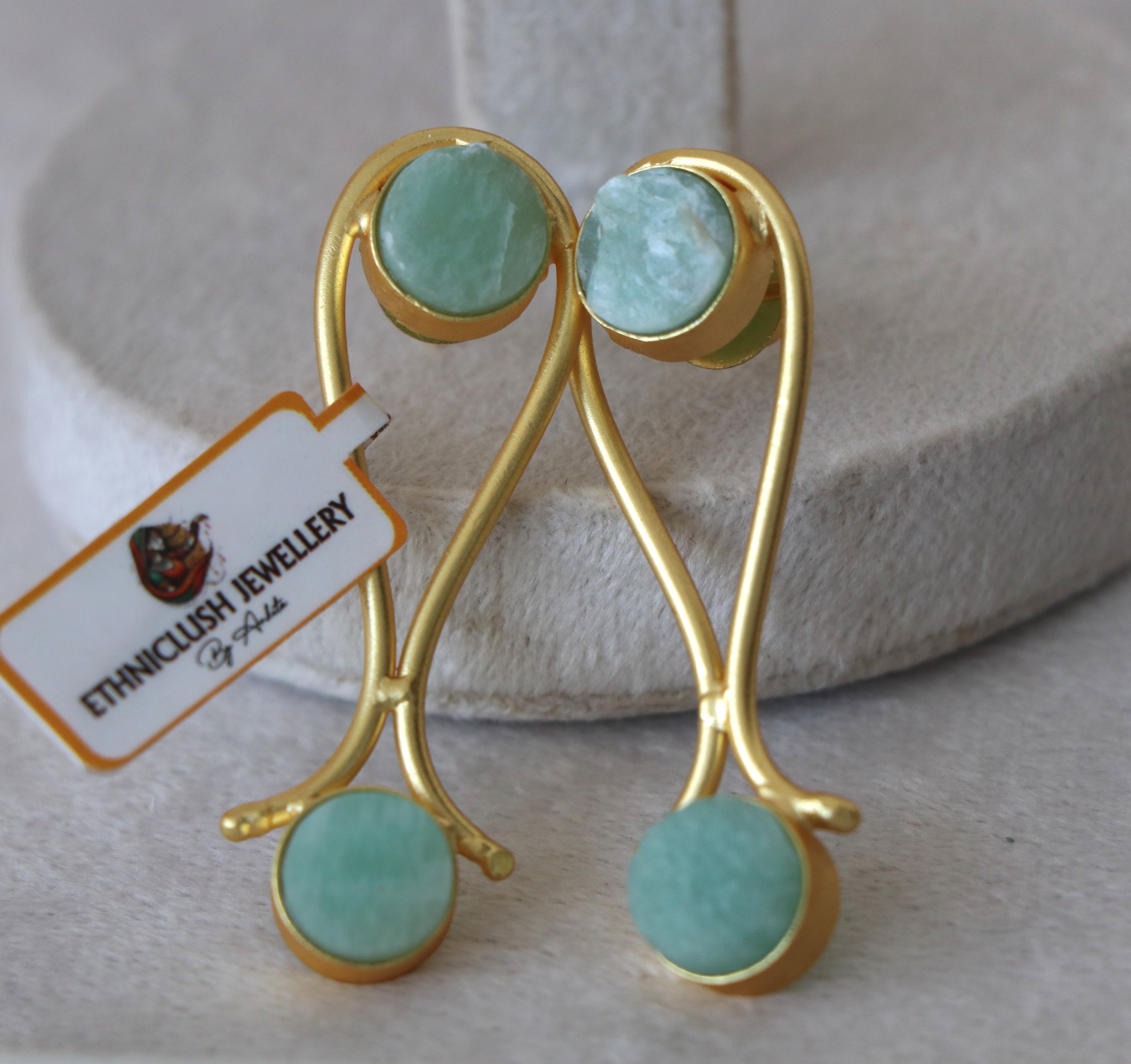 Verdant Blossom Statement Earrings