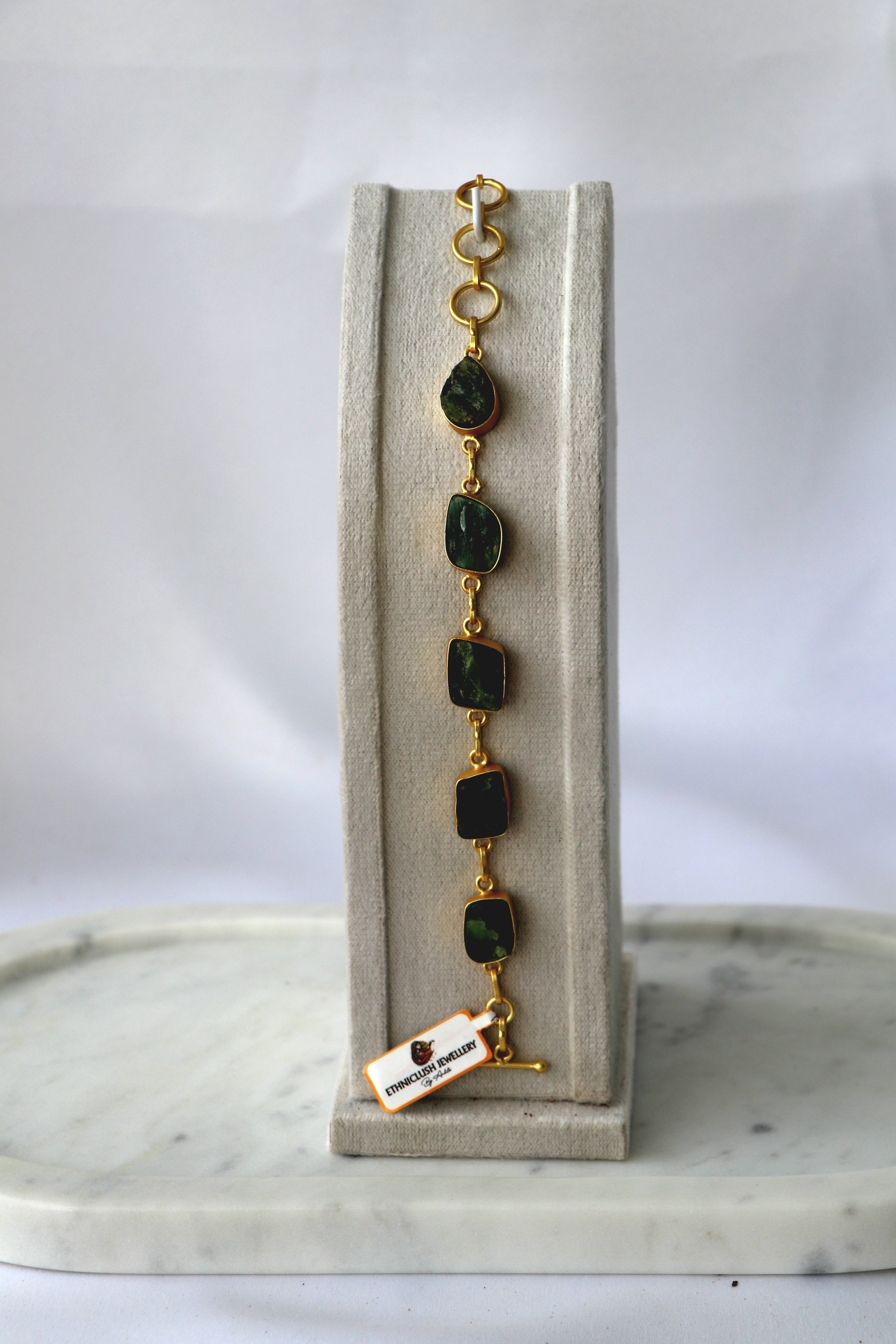 Raw Gemstone Bracelet
