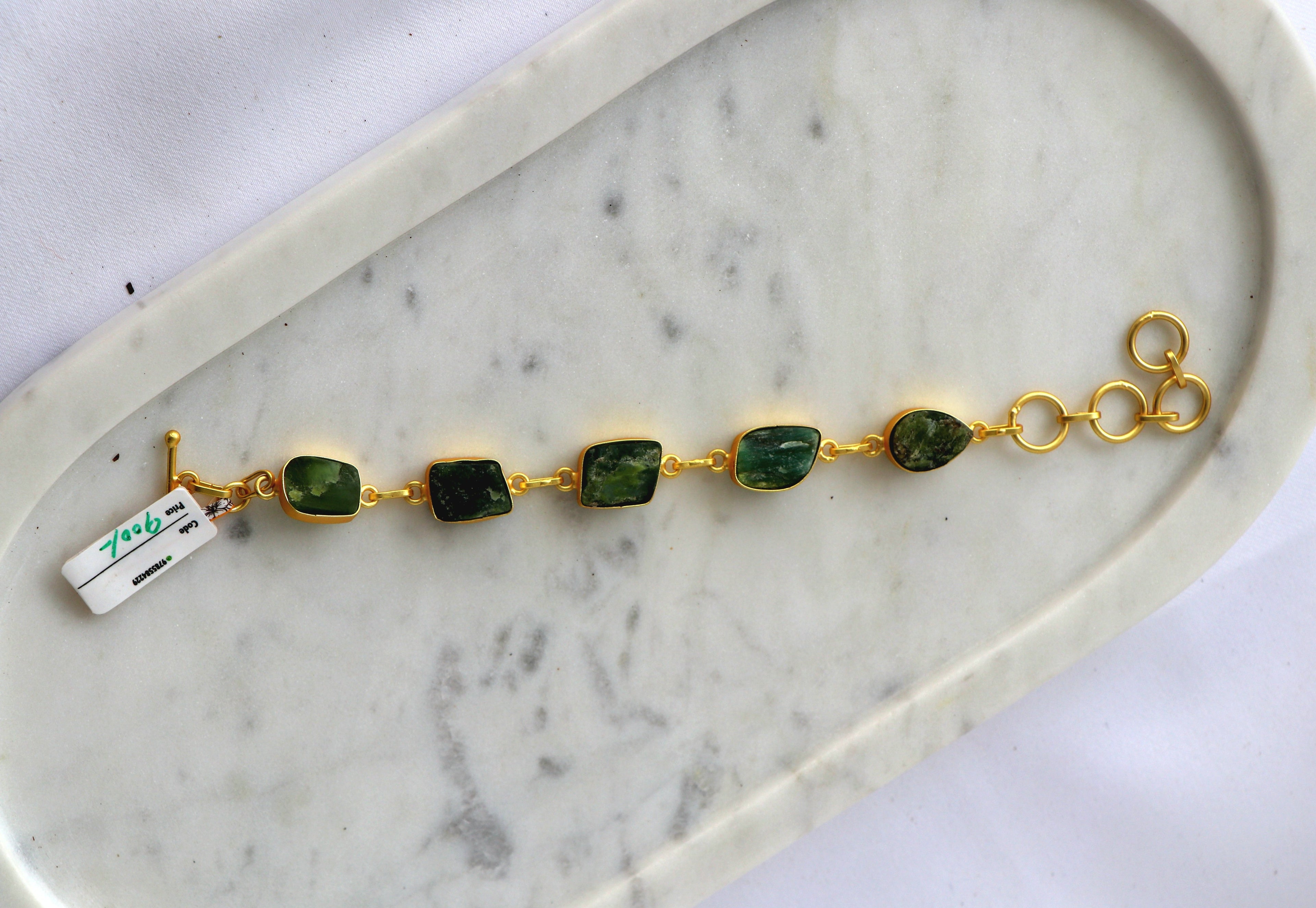 Raw Gemstone Bracelet