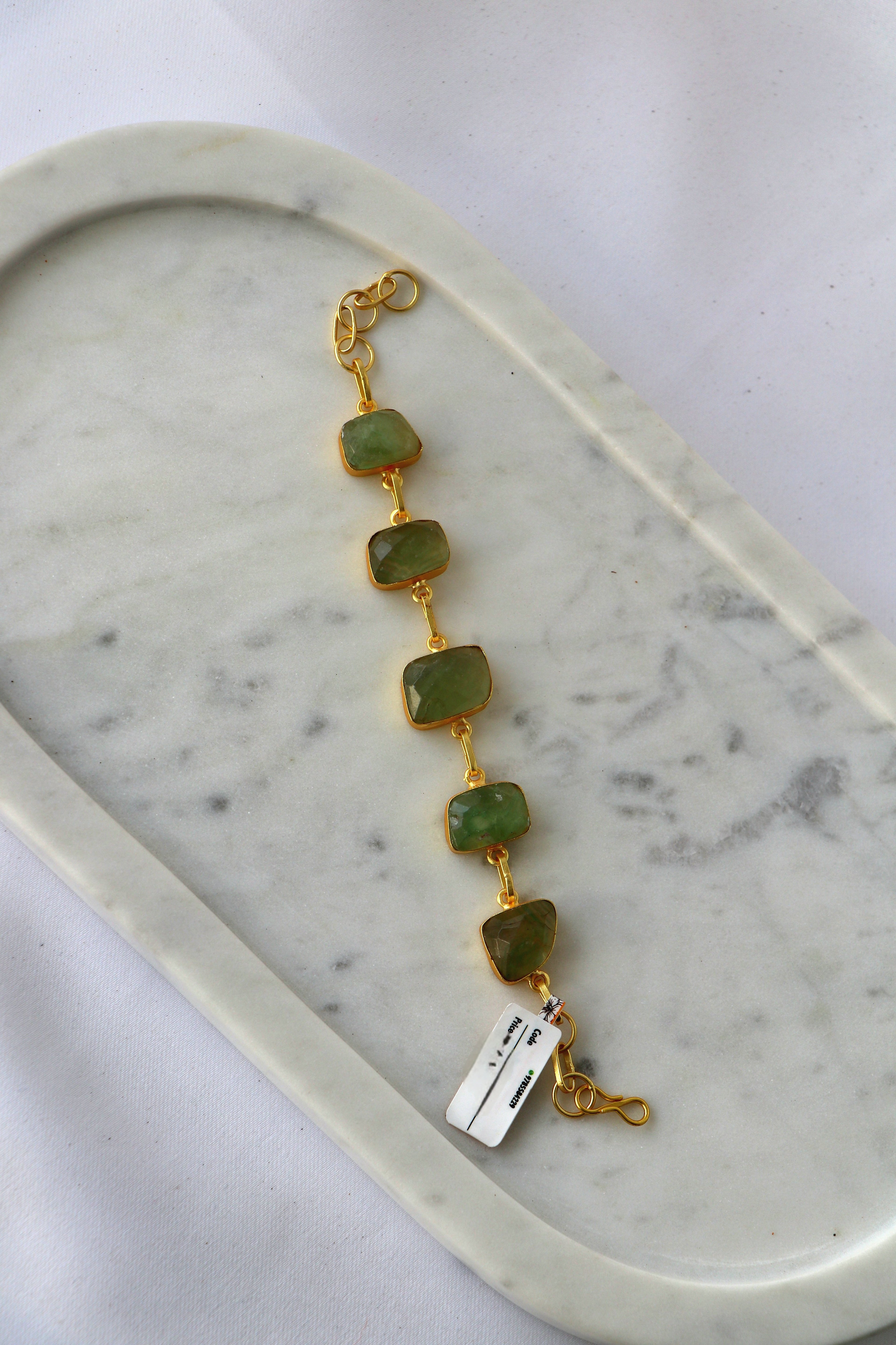 Crimson Onyx Cascade Bracelet