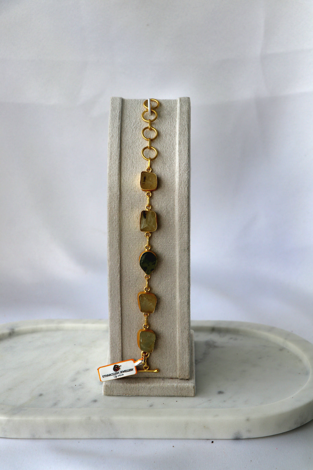 Crimson Onyx Cascade Bracelet
