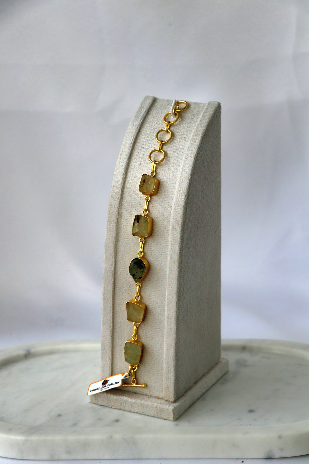 Crimson Onyx Cascade Bracelet
