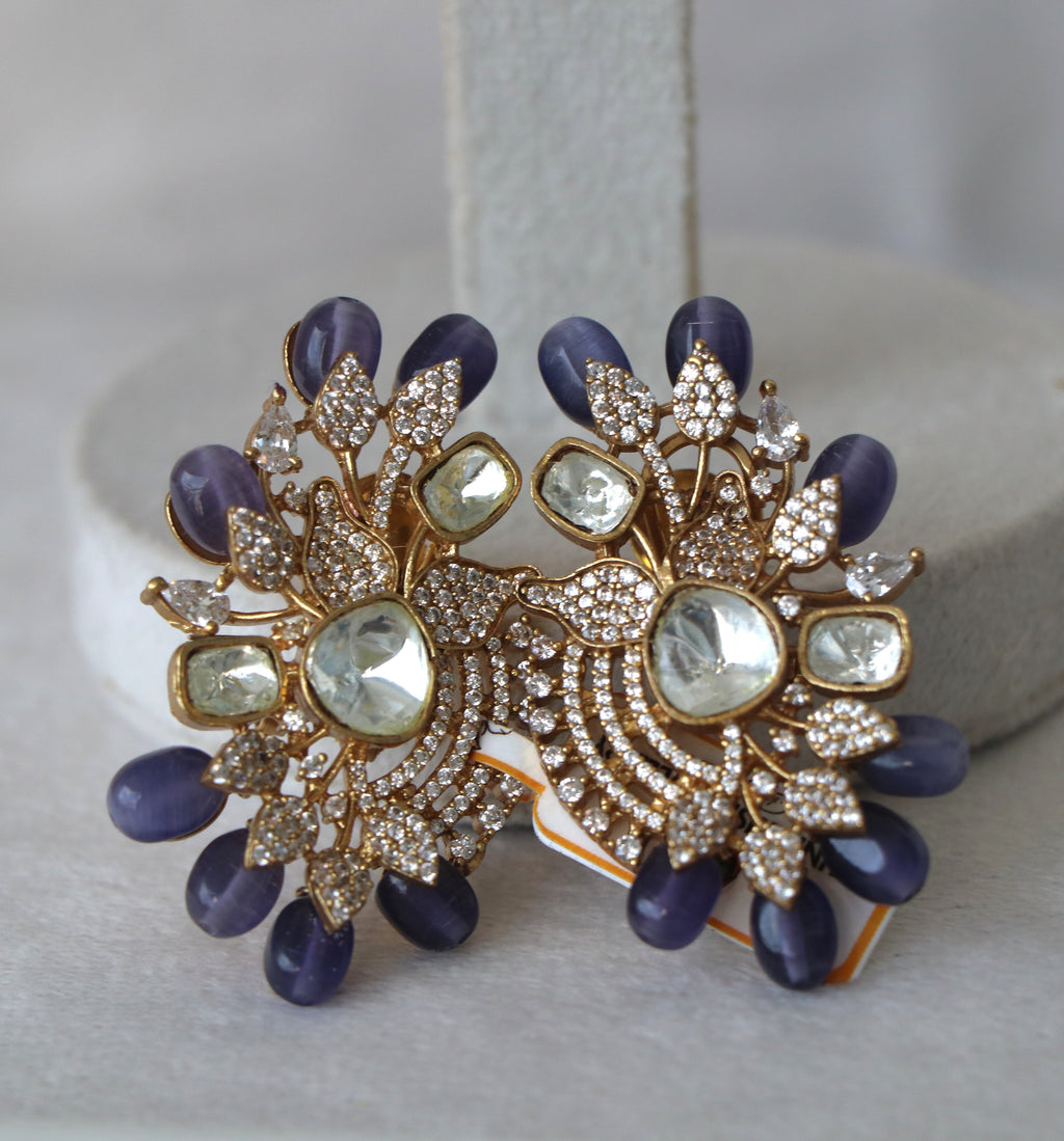 Chalcedony Bloom Statement Earrings